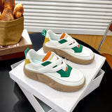 Maxbell 3xSneakers Sport Shoes Breathable Women's Casual Shoes for Jogging Biking Green 38