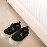 Maxbell Kids Canvas Shoes Uniform Shoes Slip On Shoes Athletic Sneakers for Spring