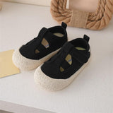 Maxbell Kids Canvas Shoes Uniform Shoes Slip On Shoes Athletic Sneakers for Spring