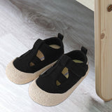 Maxbell Kids Canvas Shoes Uniform Shoes Slip On Shoes Athletic Sneakers for Spring