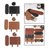 Maxbell 2xKnitting Crochet Bag Adjustable Shoulder Strap for DIY Purse Making Kits Black