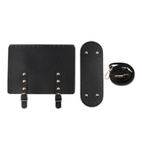 Maxbell 2xKnitting Crochet Bag Adjustable Shoulder Strap for DIY Purse Making Kits Black