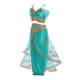Maxbell 2xJasmine Princess Costumes Little Girls Fancy Dress up Cosplay Costume  140cm