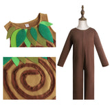 Maxbell 2xChildren Tree Costumes Headdress Vest Romper for Halloween Show Festival L