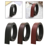 Maxbell 3xMen Belt Without Buckle 3.5cm Width Adjustable Holeless PU Leather Belt Black