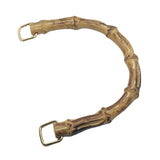 Maxbell 5x3x Imitation Bamboo Purse Handles Handbags Bag Making Bag Handle Replacement 12cmx10cm