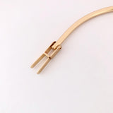 Maxbell 2x5Pcs Metal Purse Handles Handbags Tote Bag Decorative Handles Bag Handle