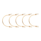 Maxbell 2x5Pcs Metal Purse Handles Handbags Tote Bag Decorative Handles Bag Handle