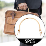 Maxbell 2x5Pcs Metal Purse Handles Handbags Tote Bag Decorative Handles Bag Handle