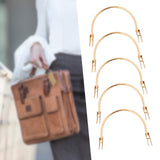 Maxbell 2x5Pcs Metal Purse Handles Handbags Tote Bag Decorative Handles Bag Handle