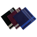 Maxbell 2x6x Dark Plaid Handkerchief Casual Comfortable Reusable Men's Handkerchiefs
