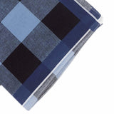 Maxbell 2x6x Dark Plaid Handkerchief Casual Comfortable Reusable Men's Handkerchiefs