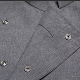 Maxbell 2xChef Coat Jacket with Pocket Short Sleeve Shirt Breathable Waiter Apparel 2XL Gray