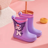 Maxbell Rain Boots Rainproof Shoes Cartoon Pattern Gardening Shoes for Kids Children Inner Length 18cm