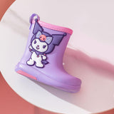 Maxbell Rain Boots Rainproof Shoes Cartoon Pattern Gardening Shoes for Kids Children Inner Length 19cm