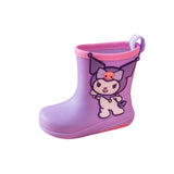 Maxbell Rain Boots Rainproof Shoes Cartoon Pattern Gardening Shoes for Kids Children Inner Length 19cm