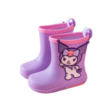 Maxbell Rain Boots Rainproof Shoes Cartoon Pattern Gardening Shoes for Kids Children Inner Length 19cm