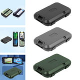 Maxbell 4xBank Card Holder Portable Card Case Wallet for ID Card Credit Cards Protector Black