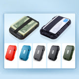 Maxbell 5xBank Card Holder Portable Card Case Wallet for ID Card Credit Cards Protector Black