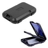 Maxbell 2xBank Card Holder Portable Card Case Wallet for ID Card Credit Cards Protector Black