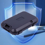 Maxbell 4xBank Card Holder Portable Card Case Wallet for ID Card Credit Cards Protector Black