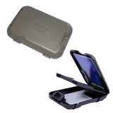 Maxbell 3xBank Card Holder Portable Card Case Wallet for ID Card Credit Cards Protector Gray