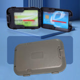 Maxbell 3xBank Card Holder Portable Card Case Wallet for ID Card Credit Cards Protector Gray