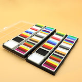 Maxbell 2xFace Body Paint Set 12Colors Theatre Rave Face Paint Painting Makeup Palette Style A