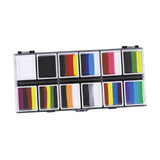 Maxbell 3xFace Body Paint Set 12Colors Theatre Rave Face Paint Painting Makeup Palette Style A