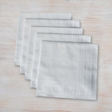Maxbell 3x5x Men's White Handkerchiefs Pocket Square Hankies for Father Gentlemen Suit