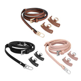Maxbell 6xLuggage Straps Parts Bag Strap for Briefcase Clutch Bag Purse Brown