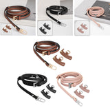 Maxbell 5xLuggage Straps Parts Bag Strap for Briefcase Clutch Bag Purse Brown