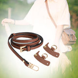 Maxbell 5xLuggage Straps Parts Bag Strap for Briefcase Clutch Bag Purse Brown