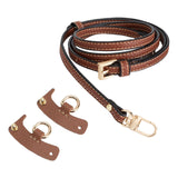 Maxbell 6xLuggage Straps Parts Bag Strap for Briefcase Clutch Bag Purse Brown