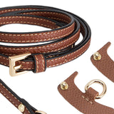 Maxbell 3xLuggage Straps Parts Bag Strap for Briefcase Clutch Bag Purse Brown