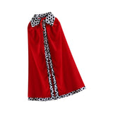Maxbell 6xKing Cape King Robe Cloak Costume Accessory for Masquerade Carnival Dress up 130cm for Adults