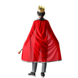 Maxbell 3xKing Cape King Robe Cloak Costume Accessory for Masquerade Carnival Dress up 130cm for Adults
