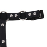 Maxbell 4xElastic Punk Gothic Garter Leg Chain Punk Garter Belt for Halloween Festival
