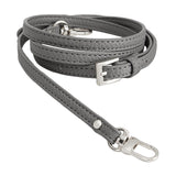 Maxbell 4xLeather Bag Strap Replacement Universal Shoulder Strap for Shoulder Handbags Gray