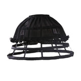 Maxbell 2xCage Hoop Skirt Petticoat Lolita Crinoline Underskirt for Wedding Prom Dress Black