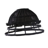 Maxbell 3xCage Hoop Skirt Petticoat Lolita Crinoline Underskirt for Wedding Prom Dress Black