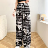 Maxbell 2xYoga Pants Boho Thai Beach Baggy Pants Hippy Female Harem Trousers White