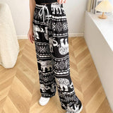 Maxbell 2xYoga Pants Boho Thai Beach Baggy Pants Hippy Female Harem Trousers White