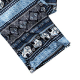Maxbell 2xYoga Pants Boho Thai Beach Baggy Pants Hippy Female Harem Trousers Blue