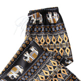 Maxbell 2xYoga Pants Boho Thai Beach Baggy Pants Hippy Female Harem Trousers Orange