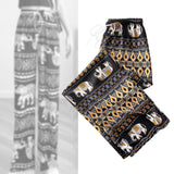 Maxbell 3xYoga Pants Boho Thai Beach Baggy Pants Hippy Female Harem Trousers Orange