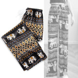 Maxbell 3xYoga Pants Boho Thai Beach Baggy Pants Hippy Female Harem Trousers Orange