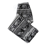 Maxbell 3xYoga Pants Boho Thai Beach Baggy Pants Hippy Female Harem Trousers White Fish Scale