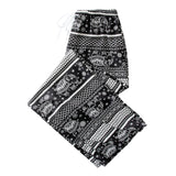 Maxbell 2xYoga Pants Boho Thai Beach Baggy Pants Hippy Female Harem Trousers White Fish Scale
