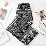 Maxbell 2xYoga Pants Boho Thai Beach Baggy Pants Hippy Female Harem Trousers White Fish Scale